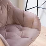 Chaise de bar TILLY Velours Vilda: Rose vieilli