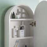 Armoire de toilette LINDHOLM ovale Blanc