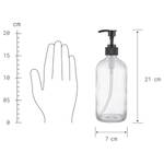 Afwasmiddeldispenser ECO polypropeen/glas - transparant