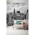 Fotobehang NYC Black and White vlies - zwart/wit