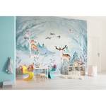 Papier peint Animal Sleepover Intissé - Multicolore