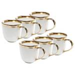 Mugs Bell (lot de 4) Blanc - Porcelaine - 10 x 10 x 15 cm