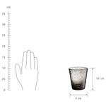 Trinkglas WATER COLOUR (4er-Set) Klarglas - Grau