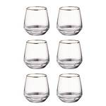 Verres TOUCH OF SILVER (lot de 6) Verre - Transparent