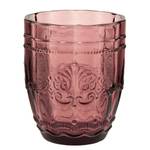 Drinkglas VICTORIAN transparant glas - Paars