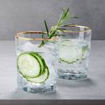 Drinkglas UPSCALE transparant glas - Goud