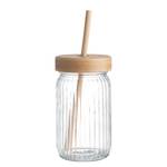Drinkglas GREEN TASTE transparant glas/bamboe - transparant