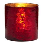Teelichthalter DELIGHT I Glas - Rot - Höhe: 11 cm