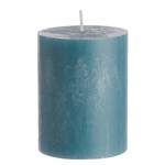 Stumpenkerze RUSTIC (6er-Set) Paraffin - Blau