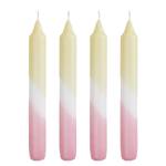 Bougies DIP-DYE (lot de 4) Paraffine - Jaune