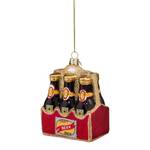 Baumhänger HANG ON 6-Pack Bier Klarglas - Rot