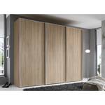 Schwebetürenschrank Sinfonie Plus Typ A Eiche Sonoma Dekor - 280 x 240 cm - Basic - Silber