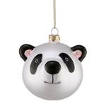 Baumhänger HANG ON Ornament Panda Klarglas - Schwarz / Weiß