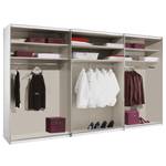 Schwebetürenschrank Sinfonie Plus Typ A Weiß - 298 x 240 cm - Basic - Silber