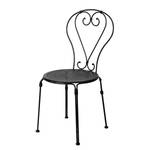 Table et chaises Century I (3 éléments) Fer - Noir