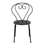 Table et chaises Century I (3 éléments) Fer - Noir