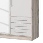 Armoire Mindelberg III Blanc / Imitation chêne Sonoma