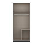 Armoire à portes battantes KiYDOO II Gris métallisé - 91 x 197 cm