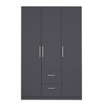 Armoire à portes battantes KiYDOO II Gris métallisé - 136 x 197 cm