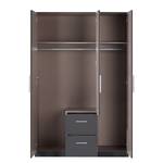 Drehtürenschrank KiYDOO II Graumetallic - 136 x 210 cm