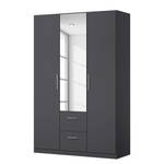 Armoire à portes battantes KiYDOO III Gris métallisé - 136 x 210 cm