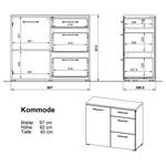 Kast Campo II glas - wit