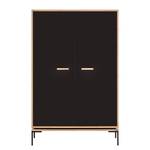 Highboard Looks Schwarz / Eiche Dekor