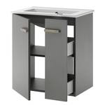 Mobile con lavabo Nisland I Grigio