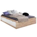 Bedframe Weser eikenhouten look/wit - 180 x 200cm