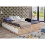 Bedframe Weser eikenhouten look/wit - 180 x 200cm