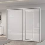 Armoire à portes coulissantes Morten Blanc brillant - Largeur : 231 cm