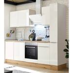 Cuisine Marleen II Blanc brillant / Blanc - Largeur : 250 cm