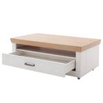 Table basse Marnay Imitation pin blanc / Imitation chêne Grandson