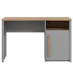 Bureau Twyford grijs/walnotenhouten look