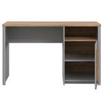 Bureau Twyford grijs/walnotenhouten look