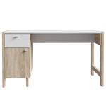 Bureau Thurles Blanc / Imitation chêne Sonoma