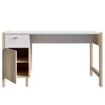 Bureau Thurles Blanc / Imitation chêne Sonoma