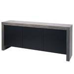 Sideboard Kobe II Schwarz / Beton Dekor