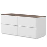Commode Join II Blanc / Noyer