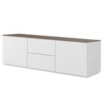 Sideboard Join IX Weiß / Nussbaum