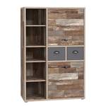 Highboard Hosh oude eikenhouten look/mat grijs