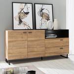 Sideboard Palmia Eiche Grandson Dekor / Schwarz