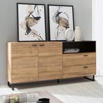 Sideboard Palmia Eiche Grandson Dekor / Schwarz