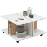 Tavolino da salotto Mats Mini Effetto rovere Artisan / Bianco