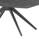 Tavolino da salotto Finn Ceramica / Metallo - Antracite / Nero
