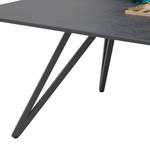 Tavolino da salotto Jesse Ceramica / Metallo - Antracite / Nero