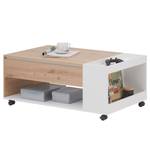 Table basse Joy Imitation chêne artisan / Blanc