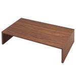 Tavolino da salotto Alen Impiallacciatura in vero legno - Nocciolo - 100 x 28 cm