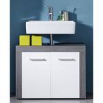 Set mobili da bagno Miami II (2) Grigio - Bianco - Materiale a base lignea - 72 x 174 x 34 cm