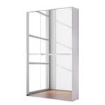 Garderobenschrank Mirror Weiß - Breite: 111 cm